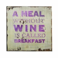 Jeco HD-WA025 11.8 x 11.8 in. Inspirational Wall Plaque
