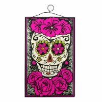 Jeco 13 in. Dod Skull Ornament-Woman Halloween