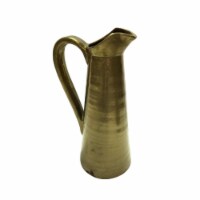 Jeco HD-HADJ075 Ceramic Pitcher, Gold Color Perspective: Main