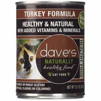 Daves Pet Food 33011172 Cat Naturally Healthy Turkey, 12.5 oz - Pack of 12