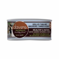Daves Pet Food 33011288 Naturally Healthy Grain Free Tuna & Mackerel Dinner in Gravy Formula