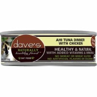 Daves Pet Food 685038115126 5.5 oz Naturally Healthy Ahi Tuna & Chicken Canned Cat Food - Cas