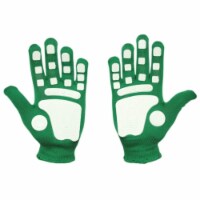 Fan Hands 999721 Clap-Enhancing Gloves  Kelly Green - Small-Medium