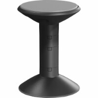 Storex Wiggle Stool - Black - 1 / Carton