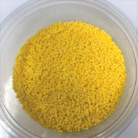 Sprinkles Yellow Jimmies Bakery Topping 8 ounces colored sprinkles