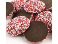 Valentine Nonpareils Dark Chocolate Candy nonpareil 1 pound