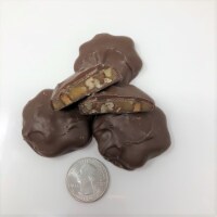 Gourmet Sugar Free Pecan Caramel Pattie Milk Chocolate Candy 1 pound