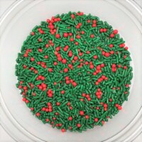 Christmas Holly Berry Mix Holly Jolly Sprinkles Bakery Topping 6 pounds