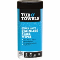 Tub O' Towels Stainless Steel Wipes 40ct. Perspective: Main