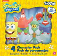 FleXFigs™ Spongebob Squarepants™ 4-Character Pack Perspective: Main