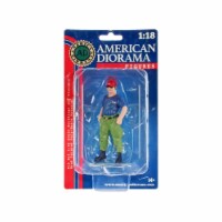 American Diorama AD76321 Firefighters Off Duty Figure for 1 by 18 Scale Models