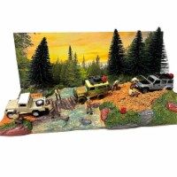 American Diorama AD76534 Overland Off-Road Diorama with Forest Background for 1 by 64 Scale M