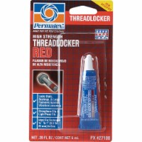 Permatex® High Strength Threadlocker - Red Perspective: Main