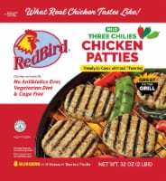 Red Bird Farms®  Mild Three Chiles Chicken Patties