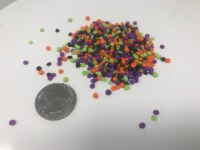Halloween Mini Confetti Bakery Topping Sprinkles 1 pound Fall Autumn