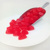 Large Cherry JuJu Hearts 1 pound JuJube Hearts Cherry Hearts