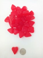 Large Cherry JuJu Hearts 5 pounds JuJube Hearts Cherry Hearts