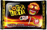 Sonrics Rockaleta Chili Layer Gum Center Lollipops