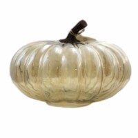 Fall Pumpkin/Gourd Glass Glass Thanksgiving 241283 Lt Brown Sh