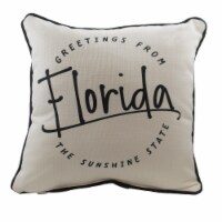 Home Decor Greetings From State Fabric Travel Souvenir Trip Ste0054 Florida