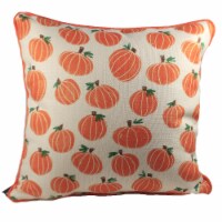 Fall Hand-Painted Pumpkin Pattern Fabric Pillow Indoor Fal0029