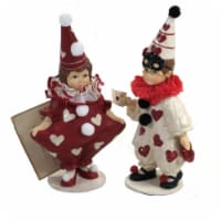 Valentine's Day Valentine Clown Boy And Girl Polyresin Love Hearts Td8492.93
