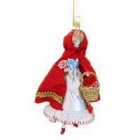 De Carlini Little Red Riding Hood Glass Italian Ornament Fairytale Ba1663