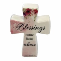 Home Decor Blessing Cross Porcelain Prayer God Keepsake 223362 Blessings