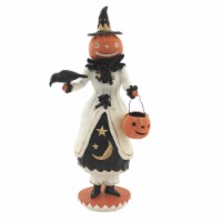 Dee Foust-Harvey Cora's Crow Polyresin Halloween Pumpkin Moon 81068