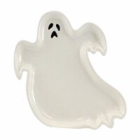 Tabletop Scardy Cat Candy Plate Ceramic Halloween Party Dish 37236 Ghost