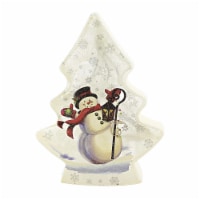 Stony Creek Jolly Snowman Christmas Tree Snow Electric Winter Grh0263 Light Post