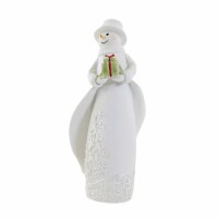 Christmas Snowman Figure Pearl Dolomite Christmas Long Coat 134433 Gift