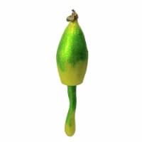 Morawski Lime Green Glittered Mushroom Glass Ornament Chartreuse Wild 17980