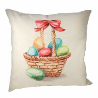 Home Decor Easter Basket Cottage Pillow Fabric Whole Duck Feathers Pweb