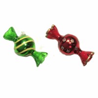 Holiday Ornament Wrapped Hard Candies Set/2 Old Fashion Sweet Treats Go4543 Christmas