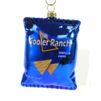 Holiday Ornament Cooler Ranch Chips Glass Snack Food Taco Dip Tortilla Go6544
