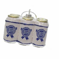 Holiday Ornament Six Pack Of Beer. Glass Ormament Christmas Beverage Ale Go6999