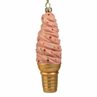 Holiday Ornament Soft Serve Ice Cream Cone Frozen Treat Sweet Summertime Go6691 Strawberry