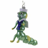 De Carlini Baby Caterpillar W/ Sailor Hat Ornament Italian Family Son A5721
