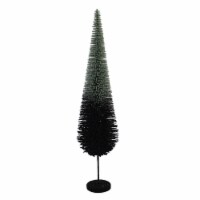 Halloween Halloween Sisal Black Tree Sisal Bottle Brush Spooky Em2346b