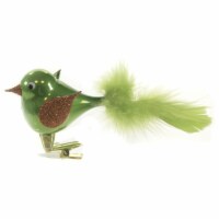 Christina's World Retro Chick Clip On Ornament Bird Czech Republic Bir282 Green