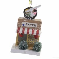 Holiday Ornament Putz Store Front . Paper Ornament Shoppe Ramen Noodles Mo4705