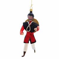 De Carlini Mexican Gaucho Glass Ornament Latino Cowboy Om4296