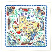 Decorative Towel Yellow Texas Cotton Kitchen 100% Retro Souvenir Tex01