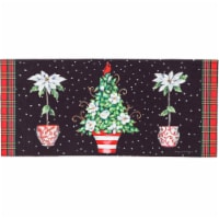 Christmas Red Chinoiserie Topoaries Mat Sassafras Christmas Winter 431874