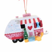 Holiday Ornament Camper Camping Ornament Glamping Mi Casa Su Casa A1881 Pink