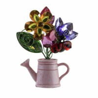 Home Decor Watering Can Acrylic Flowers Bee Butterfly Ladybug Acry731 Pink