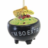 Holiday Ornament I Am So Extra Glass Ornament Food Snack Avocado Go8328
