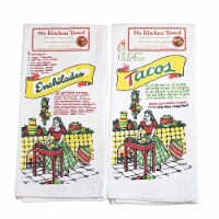 Decorative Towel Lets Do Mexican Tonight 100% Cotton Taco Enchiladas Vl113*Vl115