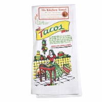 Decorative Towel Tacos Tonight Recipe Cotton 100% Cotton Kitchen Mexican Vl113